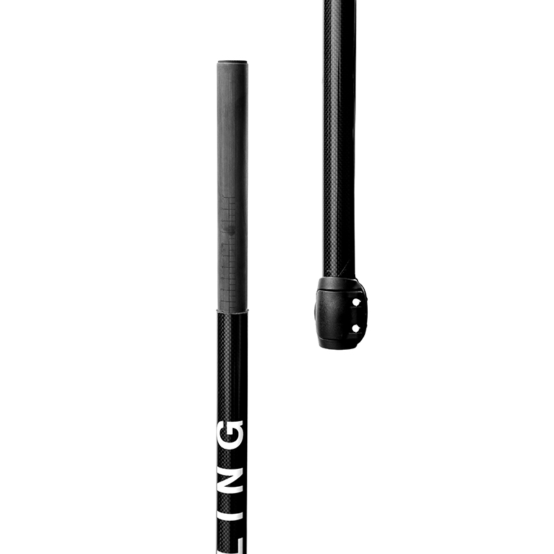 Kayak Paddle Carbon - 100% Carbonfaser-Kajakpaddel - Ultraleichtes Doppelblatt-Paddel für