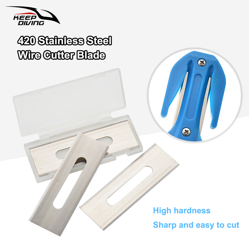 Dive Knife Titanium - 3 Teile/los Ersetzt Klingen für KEEP
