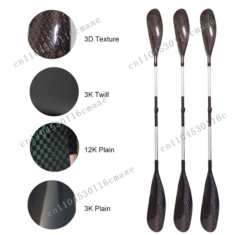 Kayak Paddle Carbon - 2025 2-teiliges Carbon-Schaum-Verbund-Doppelflügel-Paddel, einziehbar, faltbar, aus