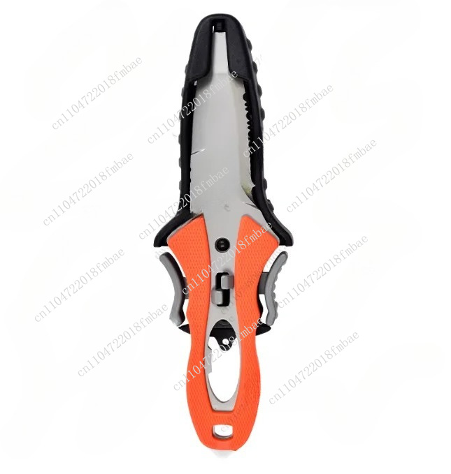 Dive Knife Titanium - Outdoor-Seilschneider, titanbeschichtet, multifunktional, tragbares Tauchmesser, Ausrüstung