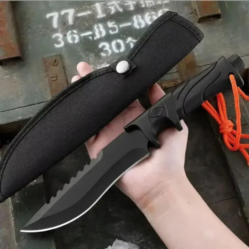 Dive Knife Titanium - Outdoor-Messer mit hoher Härte, feststehende Klinge,