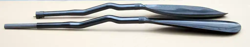 Carbonfaser-Paddel mit gebogen – Kayak Paddle Carbon Bewertung und Preis